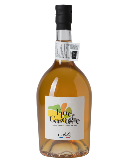 Floc Blanc de gascogne Assemblage de jus de raisin avec de l'armagnac blanc