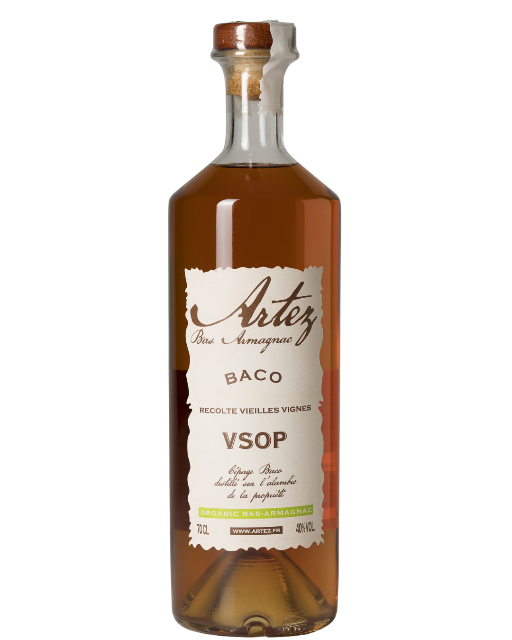 Armagnac Baco VSOP, le caractere brut du cepage baco